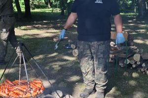 Zajecia wojskowe dla SAS w Zespołe Szkół nr 1 w Bratoszewicach