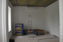 Budynek Świetlicy Wiejskiej w Woli Błędowej w trakcie termomodernizacji