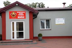 Budynek Ochotniczej Straży Pożarnej w Koźlu po termomodernizacji