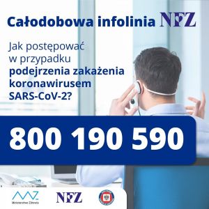 Całodobowa infolinia NFZ - koronawirus