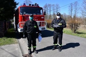 Maseczki docierają do kolejnych rejonów gminy