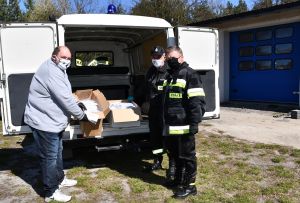 Maseczki docierają do kolejnych rejonów gminy