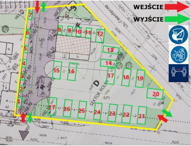 Załącznik nr 2  Rozmieszczenie stanowisk sprzedaży