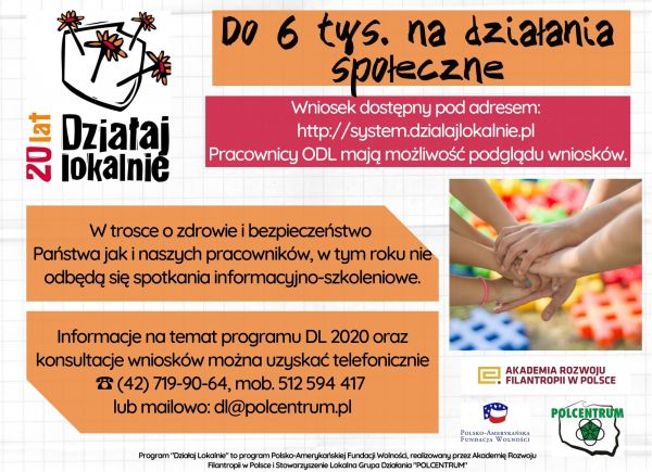 Działaj Lokalnie 2020