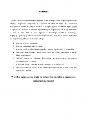 zasady bezpieczeństwa-targowisko