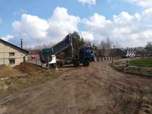 Budowa drogi Ługi - Cesarka