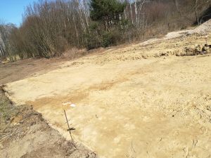 Budowa drogi Ługi - Cesarka