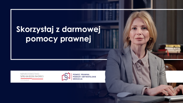 Skorzystaj z nieodpłatnej pomocy prawnej - informacja