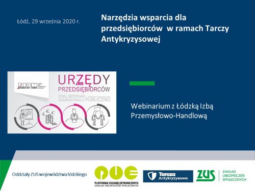 bezpłatnego webinarium informacje