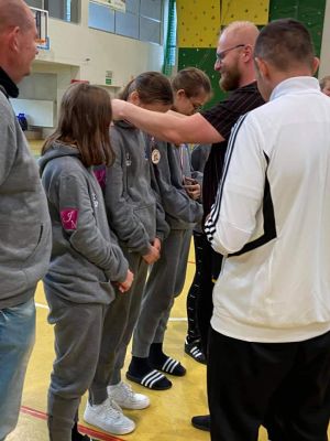 Drużyna TK Basket Stryków w Wiśle