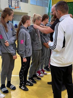 Drużyna TK Basket Stryków w Wiśle