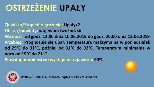 Ostrzeżenie Upał