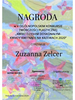 KWIAT DZIEŁEM DOSKONAŁYM -dyplomy