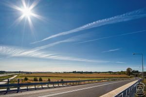 Układ dróg w obrębie autostrady A-1 w Sadówce