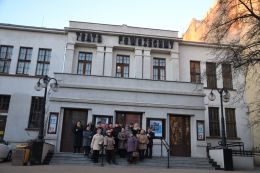 Warsztaty teatralne Klubu Seniora działającego przy Domu Kultury w Niesułkowie