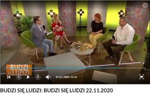 Kadr z programu "Budzi się ludzi"