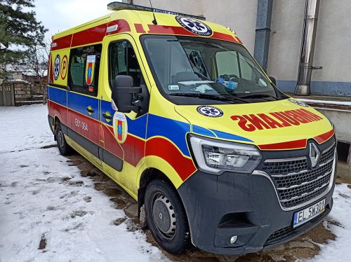 Kretka pogotowia stacjonująca przy JRG PSP w Strykowie