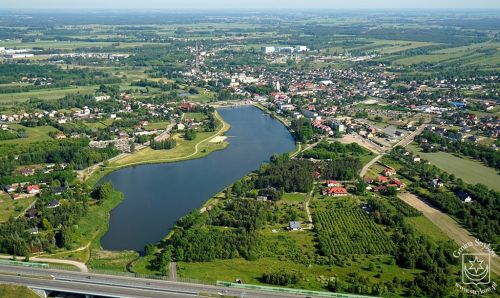 Gmina Stryków z lotu ptaka