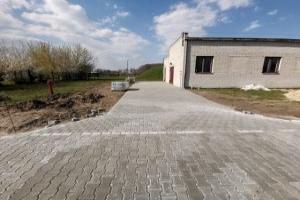 Utwardzenie terenu przy hydroforni