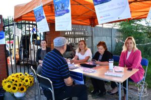 Miejsce spisowe na targowisku