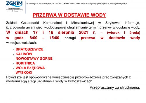 Informacja ZGKiM