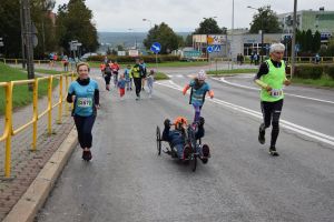 Marek Cłapiński podczas starachowickiego półmaratonu