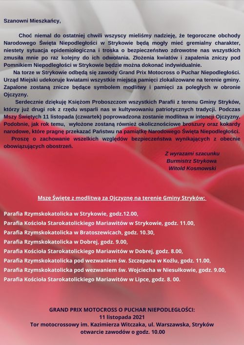 Plakat informacyjny