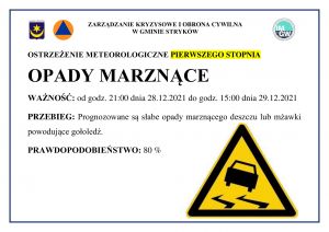 Ostrzeżenie meteorologiczne