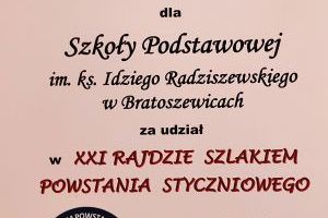 XXI Rajd Szlakiem Powstania Styczniowego – Mogiły