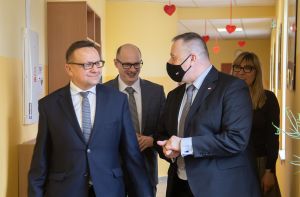 Wizyta Łódzkiego Kuratora Oświaty oraz Posła na Sejm RP