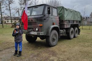 Uczestnicy rajdu z SP w Bratoszewicach