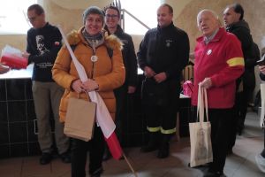 Uczestnicy rajdu z SP w Bratoszewicach