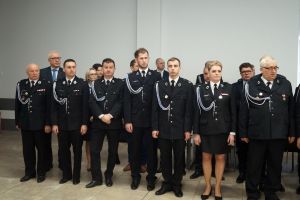 Wśród druhów m.in.: Marek Perek - Naczelnik OSP Kiełmina i Prezes Zarządu Oddziału Miejsko-Gminnego Związku OSP RP w...