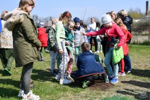 Inauguracja projektu "Owoce Pamięci" w Gminie Stryków