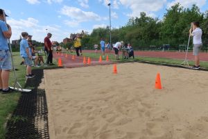 Czwórbój lekkoatletyczny  -  zawody powiatowe w Aleksandrowie Łódzkim