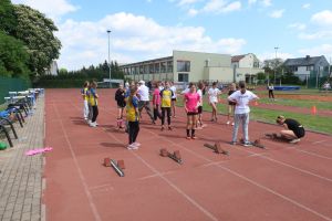 Czwórbój lekkoatletyczny  -  zawody powiatowe w Aleksandrowie Łódzkim