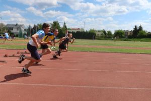 Czwórbój lekkoatletyczny  -  zawody powiatowe w Aleksandrowie Łódzkim