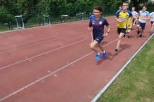 Czwórbój lekkoatletyczny  -  zawody powiatowe w Aleksandrowie Łódzkim