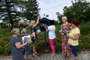 Budka wędrującej książki w Koźlu