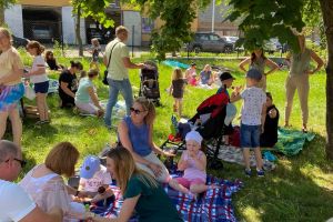 Piknik rodzinny w Przedszkolu Samorządowym