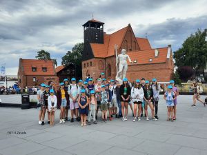 Kolonie nad Bałtykiem zorganizowane przez LUKS w Dobrej