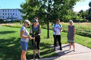 Warsztaty Nordic Walking w parku nad Moszczenicą