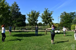 Warsztaty Nordic Walking w parku nad Moszczenicą