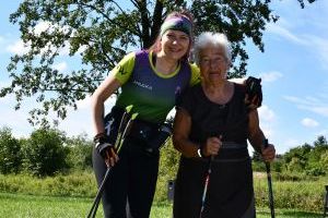 Warsztaty Nordic Walking w parku nad Moszczenicą