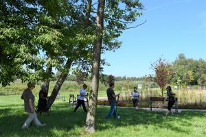 Warsztaty Nordic Walking w parku nad Moszczenicą