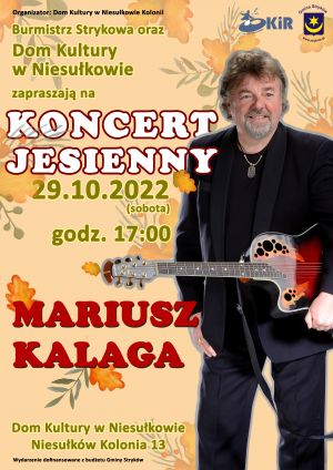 Plakat - KONCERT JESIENNY