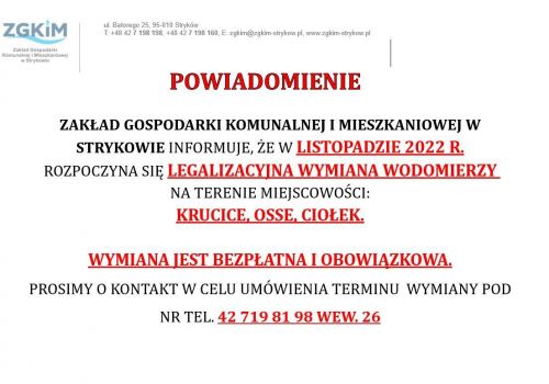 Plakat informacyjny