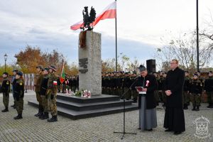 Prowadzący modlitwę księża Parafii Starokatolickiej Mariawitów Strykowie oraz Parafii Rzymskokatolickiej św. Marcina w...