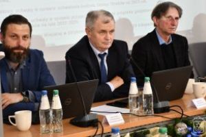 Wiceprzewodniczący Rady Miejskiej w Strykowie Łukasz Orłowski, Przewodniczący Rady Miejskiej w Strykowie Paweł Kasica,...