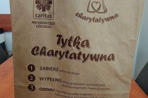 "Tytka charytatywna" - papierowa torba ze wskazówkami dla darczyńców